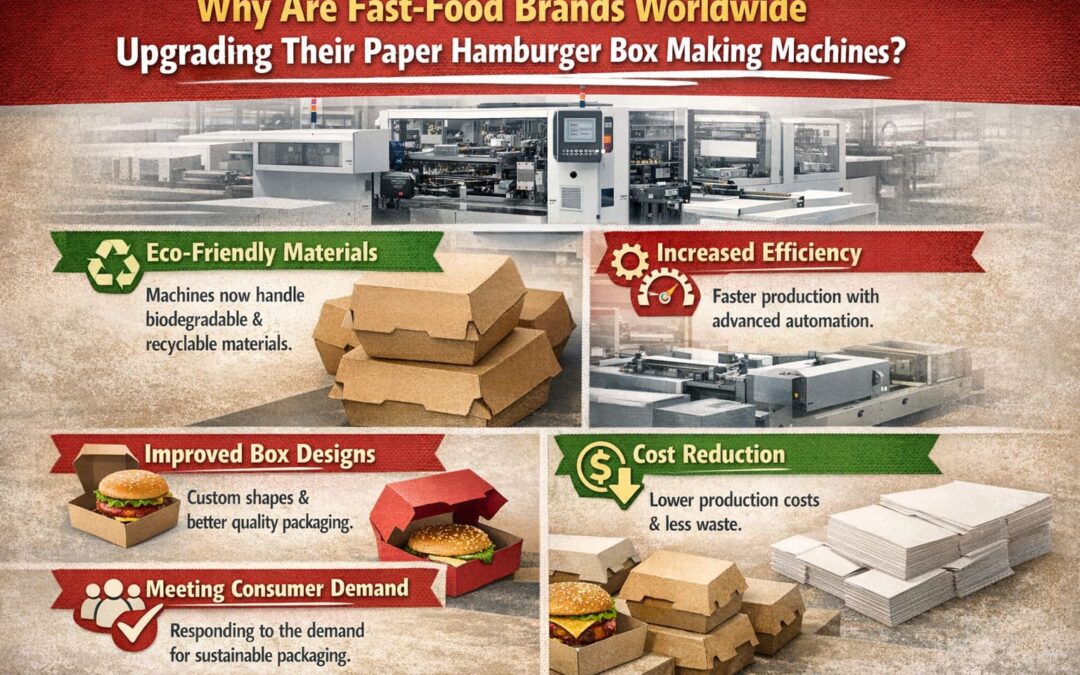 Why Are Fast-Food Brands Worldwide Upgrading Their Paper Hamburger Box Making Machines?